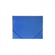 Папка на резинке А4 35мм пластик 0,50мм синий Hatber STANDARD арт.Пк4р_00109 (Ст.35)