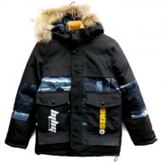 Куртка зимняя для мальчика (MULTIBREND) арт.jxx-6-1153-2 цвет черный