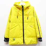 Куртка осенняя  для девочки (SUNJOY) арт.ly-B72-5 размерный ряд 36/140-44/164 цвет желтый