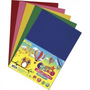 Набор цветной бумаги бархатная самоклеящейся А4 05 листов 05 цветов (deVENTE) 145 г/м арт 8040511