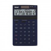 Калькулятор настольный 12 разрядов, двойное питание UNIEL 180*108*32 черный (UD-37К)  (Ст.1)