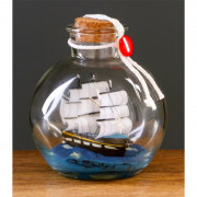 Сувенир Корабль в бутылке 10*12см арт.5285417