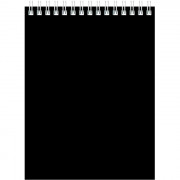 Блокнот А6 мягкая обложка на гребне 60 листов (BG) для конференций черный арт Б6гр60 8598