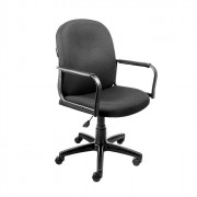 Кресло для оператора пластик/ткань AV203 черный