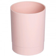 Подставка для ручек и карандашей (СТАММ) стакан ОФИС розовый пастель арт.СН642