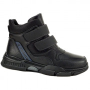 Ботинки для мальчика (B&G) черные верх-искусственная кожа подкладка -искуственный мех артикул m-bg-5332-9A