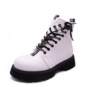 Ботинки для девочки (Tianmimi) белые верх-искуственная кожа подкладка-байка артикул 	m181-2