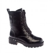 Ботинки для девочки (BETSY) черные верх-искусственная кожа подкладка -натуральная шерсть артикул 998351/06-03