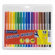 Фломастеры (Centropen) Colour World 18 цветов арт.7550/18 TP / 7790/18 TP