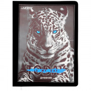 Дневник школьный твердая обложка кожзам поролон (deVENTE) Today Leopard арт 2021127