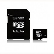 Карта памяти 32GB microSD, Silicon Power microSDHC Class 10 (SD адаптер)