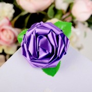 Бант-роза упаковочный 60мм фиолетовый арт.831552