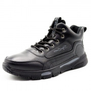 Ботинки для мальчика (Paliament) черный верх-искусственная кожа подкладка - байка артикул tyg-A3098-5-1
