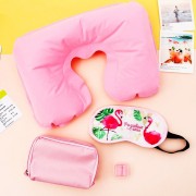 Набор для путешествий "Розовые сны" (подушка,маска для сна,беруши) арт.2868338