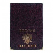 Обложка для паспорта пвх глянц/фольга арт.ОД6-02