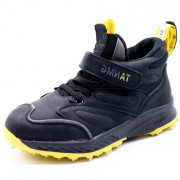 Ботинки для мальчика (Paliament) черный верх-искусственная кожа подкладка - байка артикул tyg-B0603-8-1