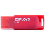 Флеш диск 32GB USB 2.0 Exployd 560 пластик красный