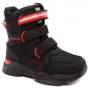 Ботинки для мальчика (INDIGO KIDS) черный верх-искусственная  кожа подкладка - шерсть артикул 75-0010C/12