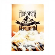 Обложка д/паспорта "Покоряй вершины" арт.2966536