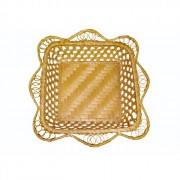 Хлебница плетеная 26*23см бамбук арт.831135