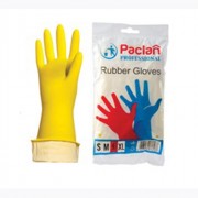 Перчатки резиновые хозяйственные Paclan Professional размер L (большой)