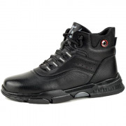 Ботинки для мальчика (B&G) черные верх-искусственная кожа подкладка -искуственный мех артикул RC51_5332-8A