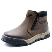 Ботинки для мальчика (J.Fanker) коричневый верх-искусственная кожа подкладка - байка  артикул ai-DB8809-5
