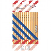 Набор карандашей чернографитных 12 штук в наборе Attomex 2B-2H арт.5030402
