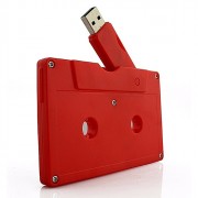 Флеш диск 8GB USB 2.0 Кассета красная
